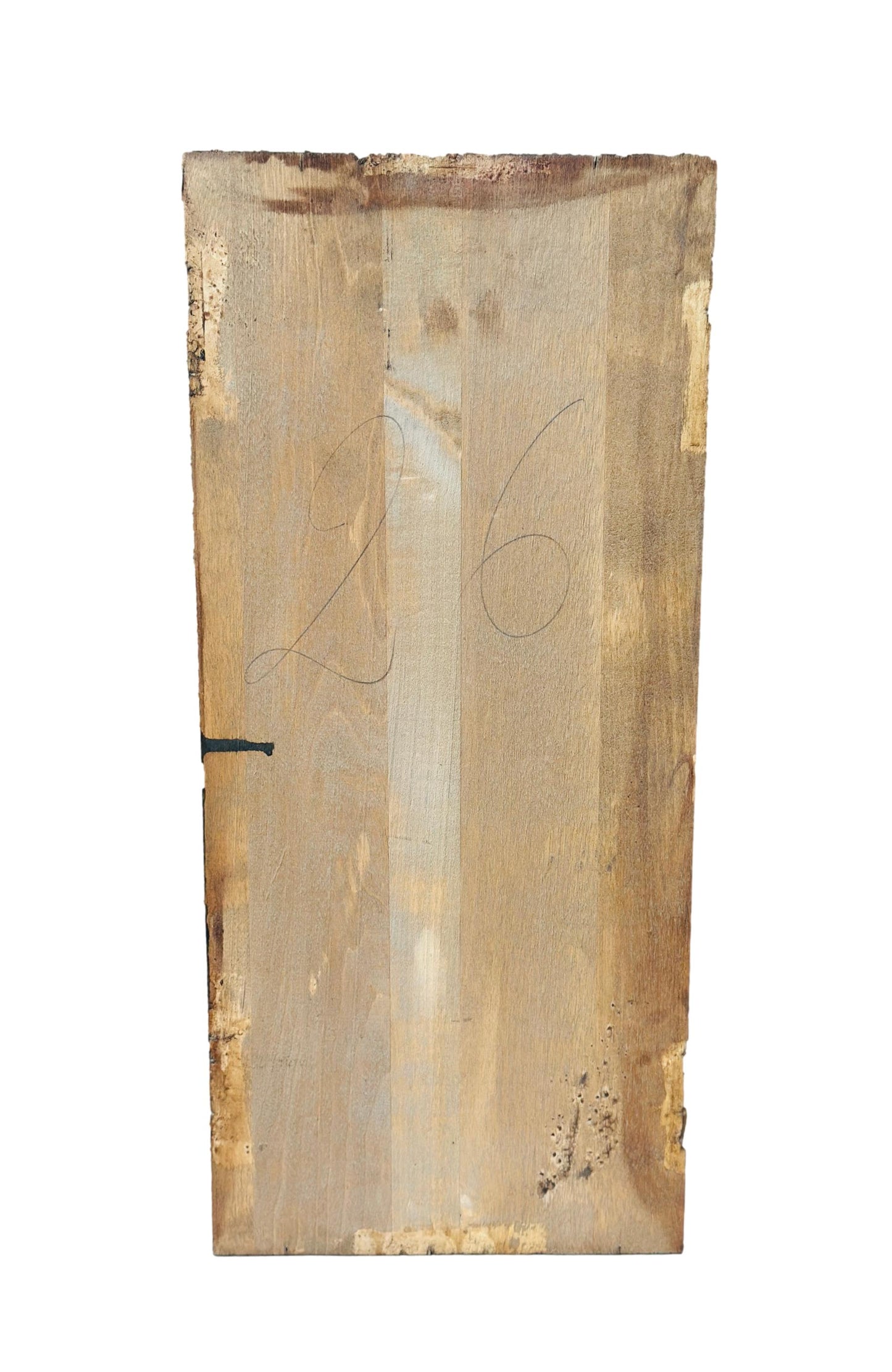 Antique Hand-Carved Wooden Panel, Crowned Queen