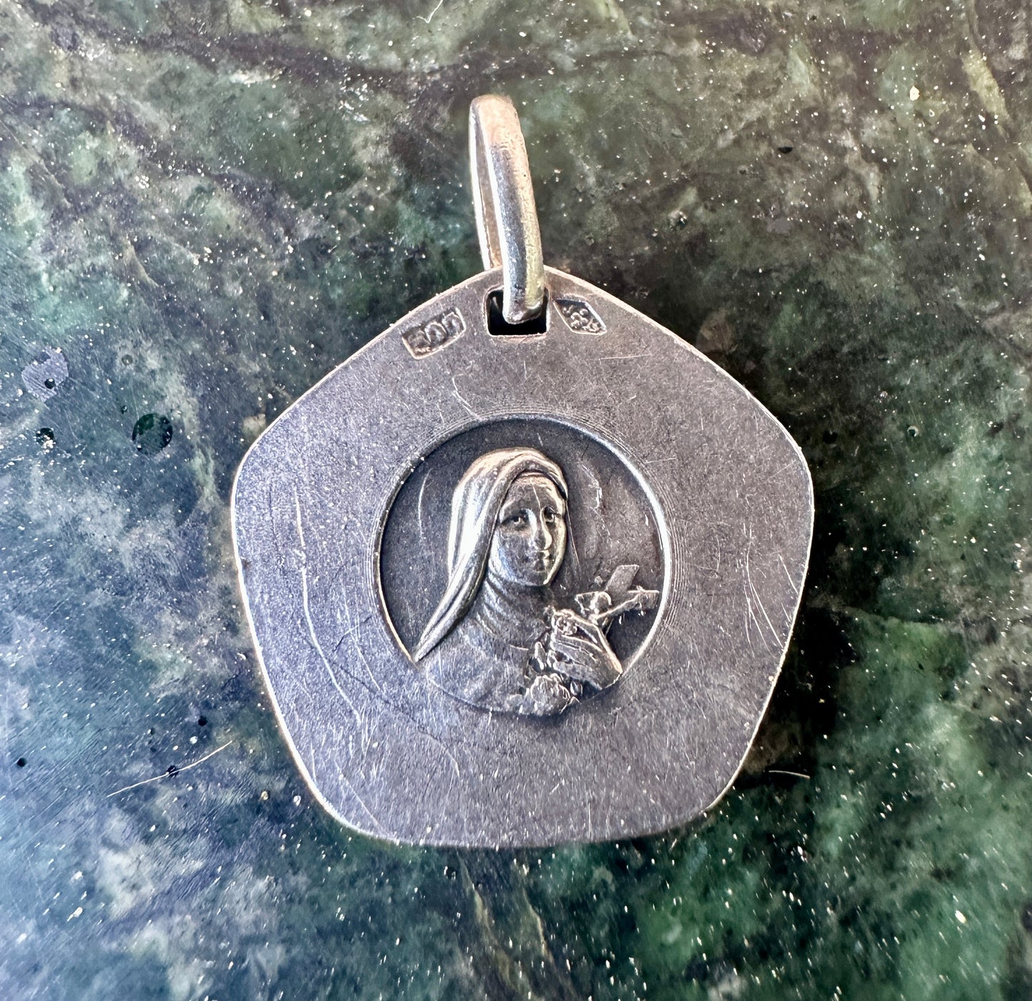 Saint Christopher Sterling Silver Medal Pendant