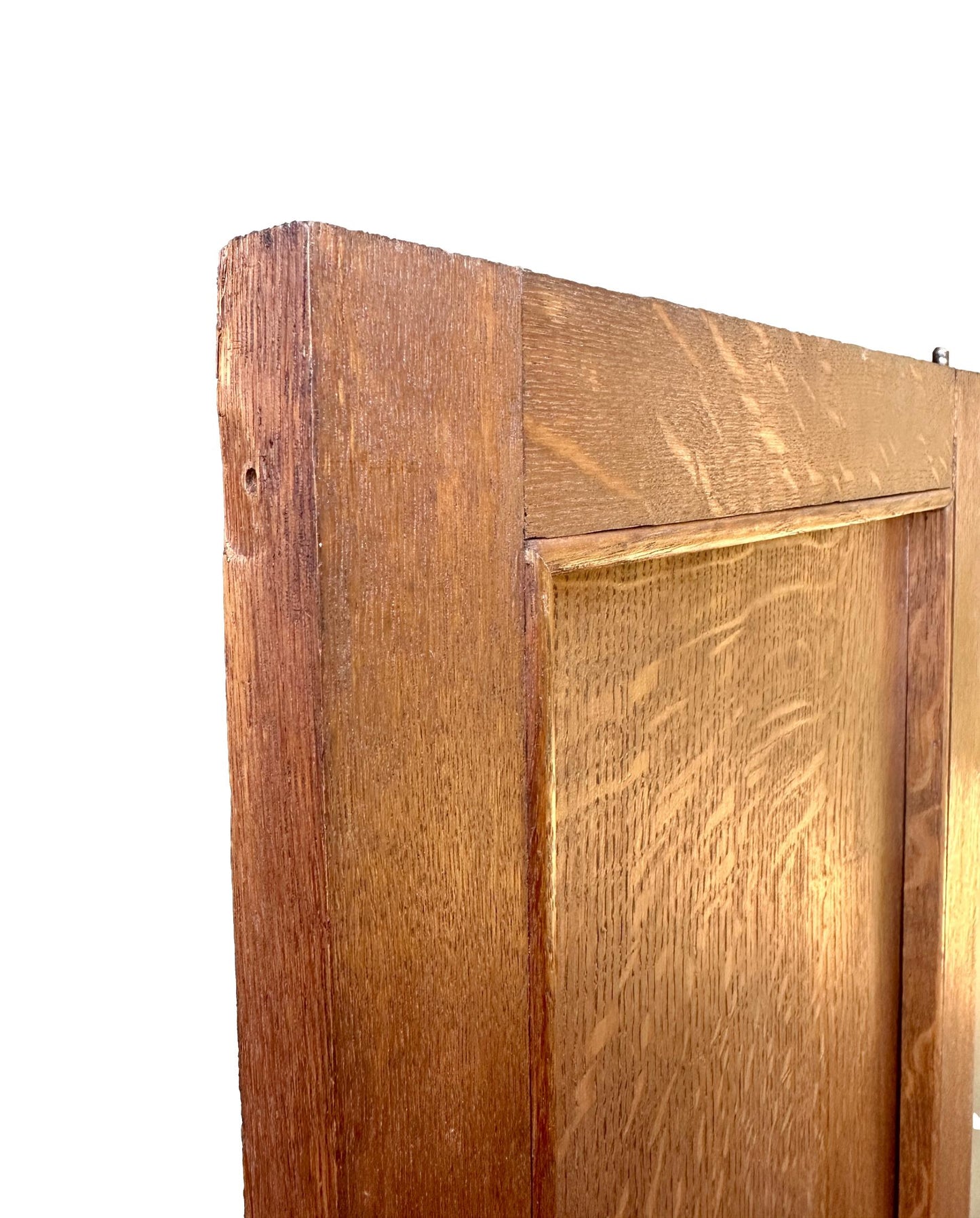 French antique carved oak wood door