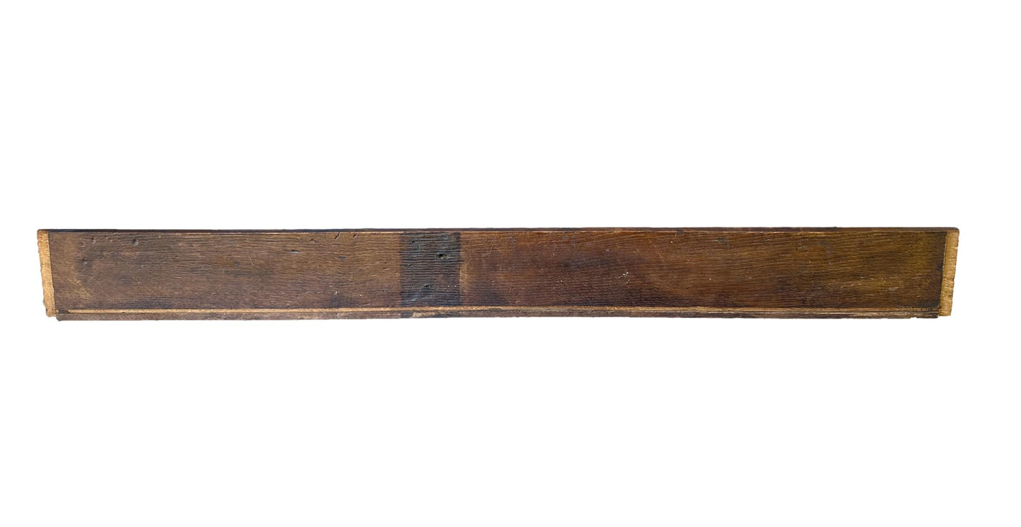 Large Antique French Carved Wood Pediment Panel