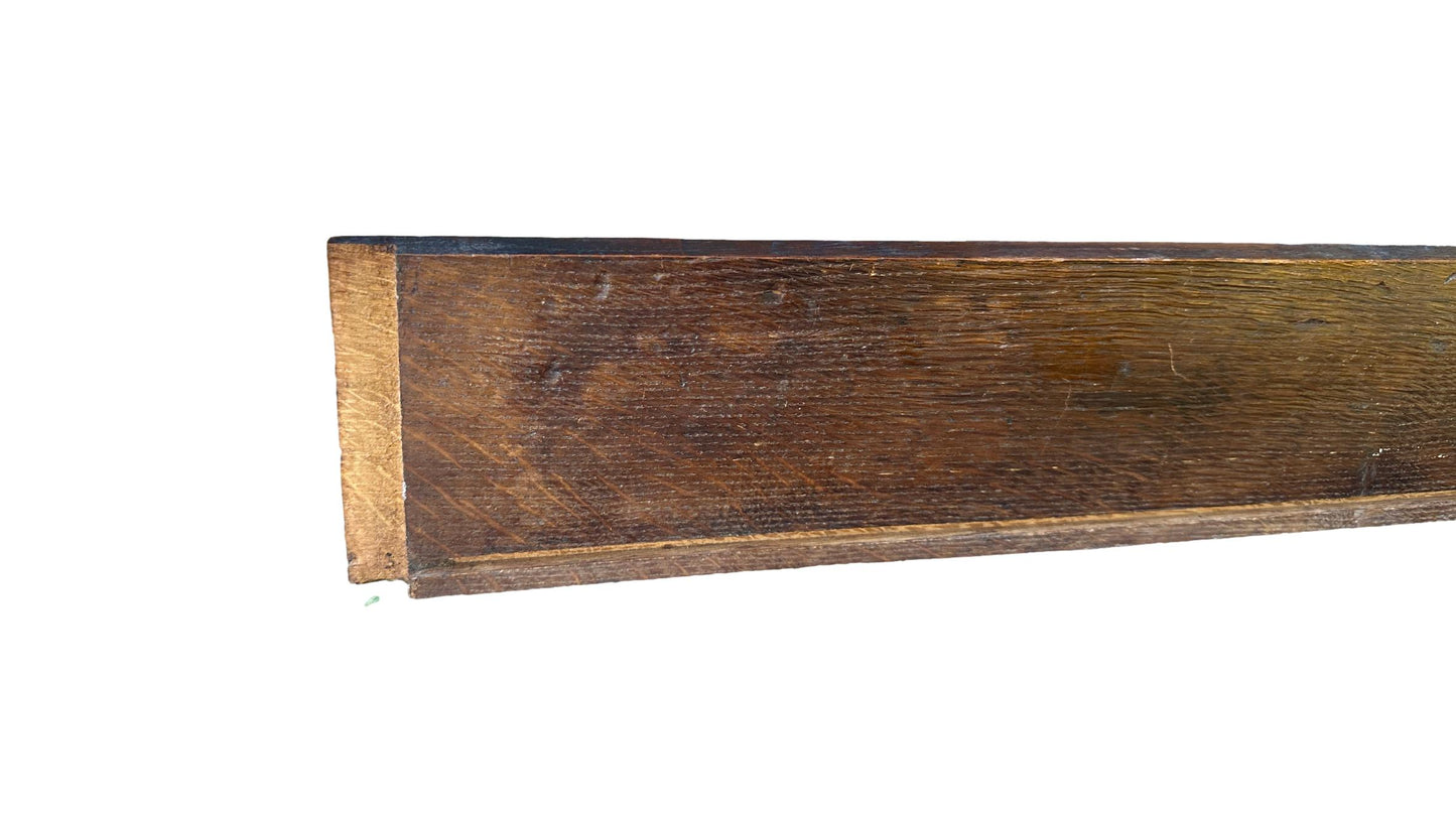 Large Antique French Carved Wood Pediment Panel