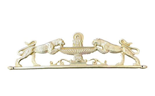 Antique Bronze Sculpture with Lionesses – Early 20th Century Art Deco