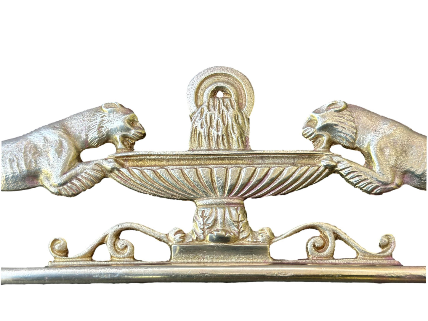 Antique Bronze Sculpture with Lionesses – Early 20th Century Art Deco