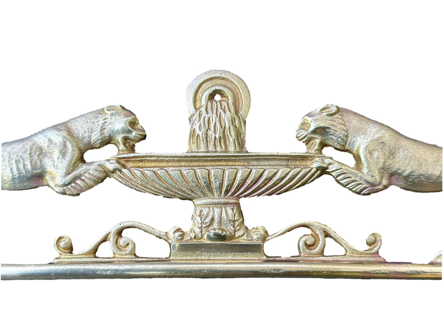 Antique Bronze Sculpture with Lionesses – Early 20th Century Art Deco