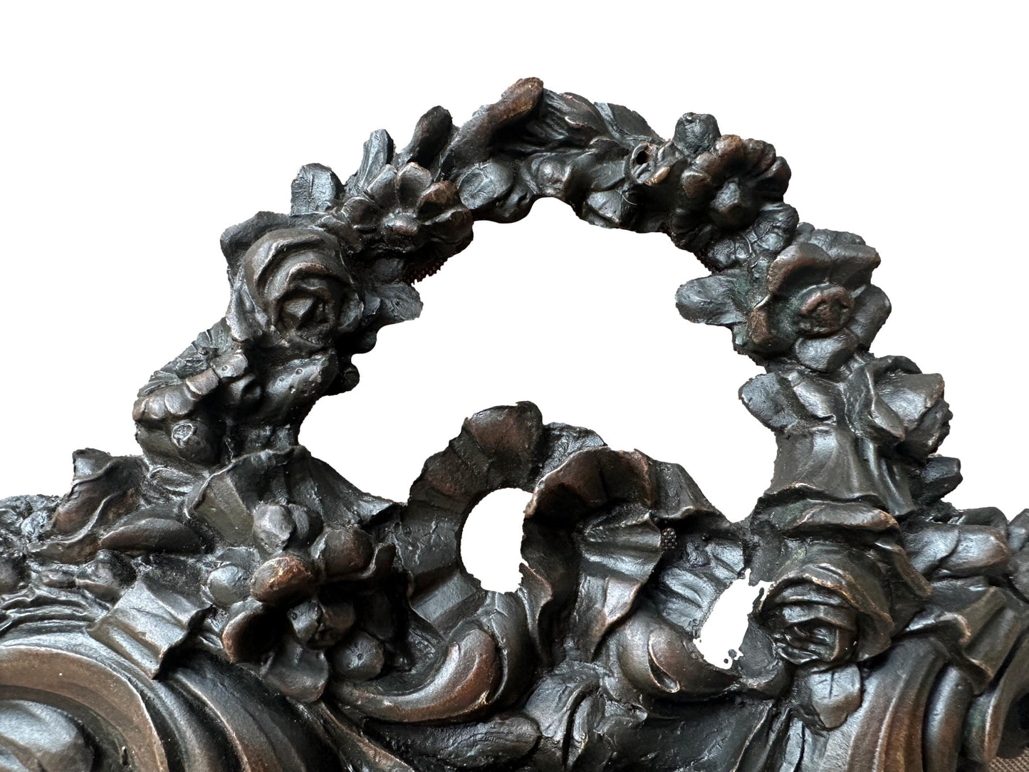 Decorative bronze ornamentation