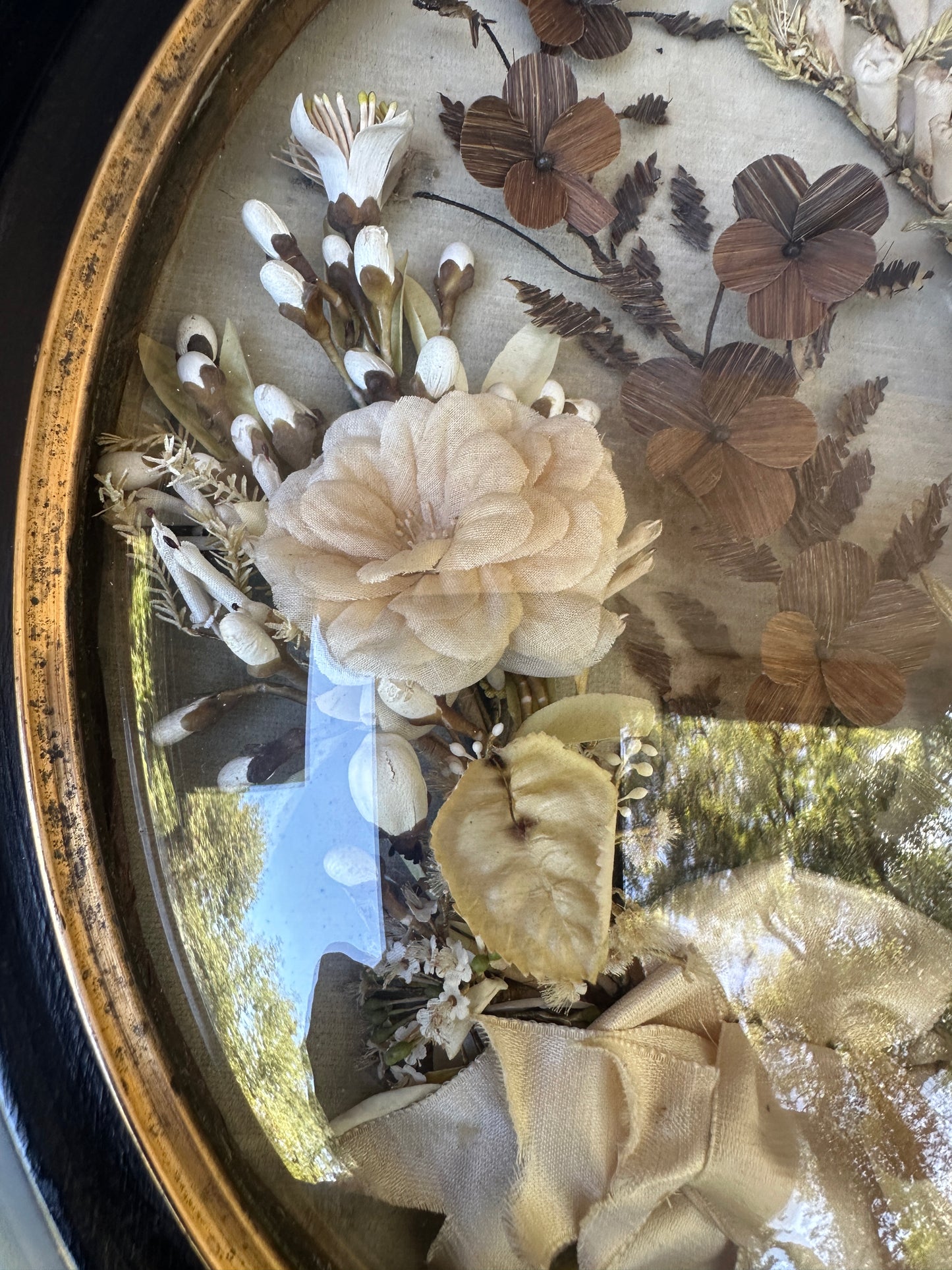 French Antique Napoleon 3 Wedding frame, 1880