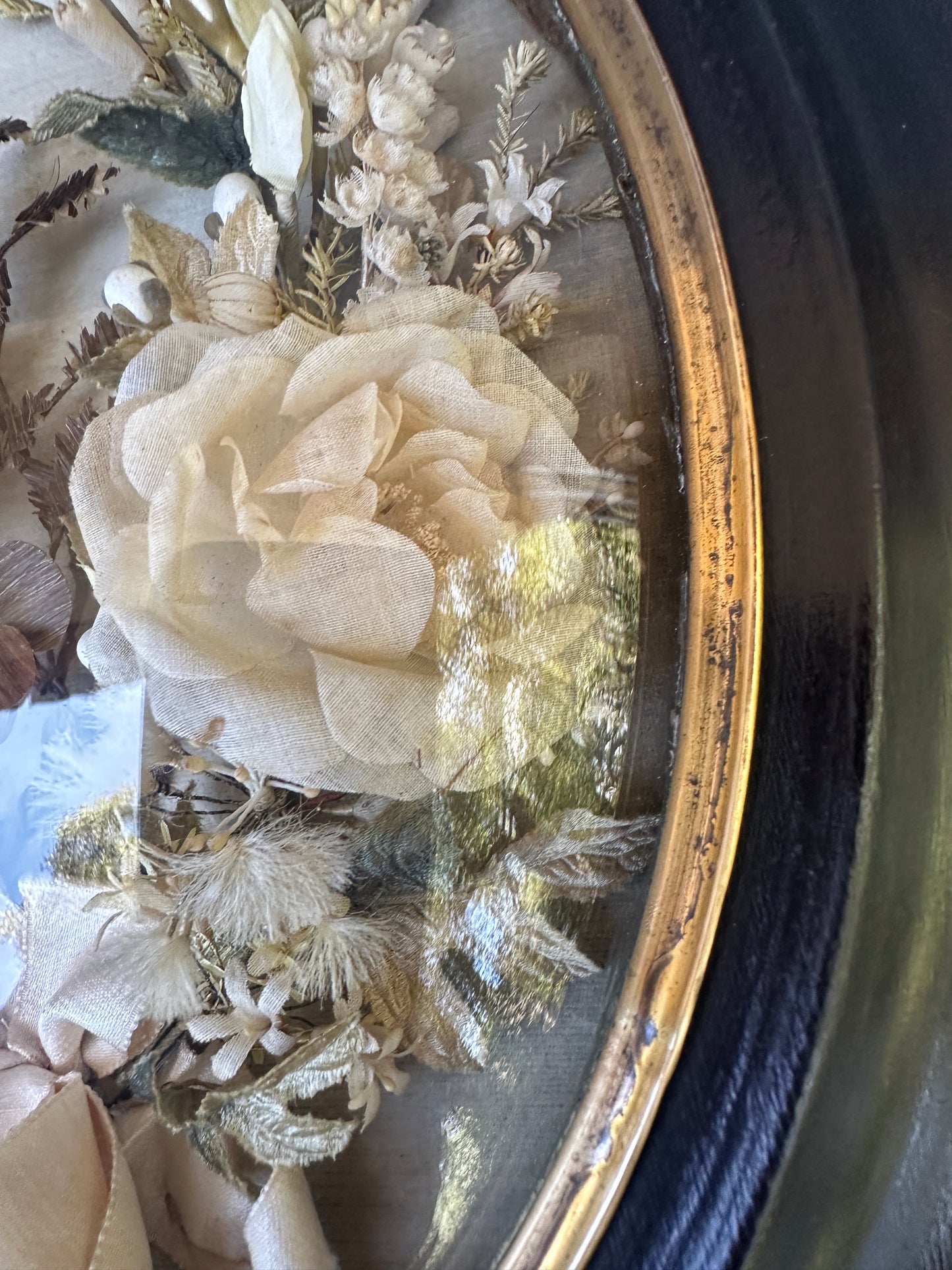 French Antique Napoleon 3 Wedding frame, 1880