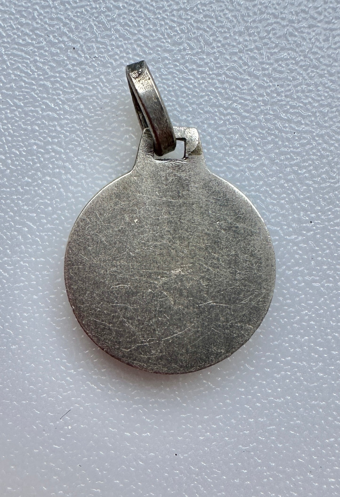 FERNAND PY Religious Notre Dame Bon Secours Silver Metal Art Deco Medal