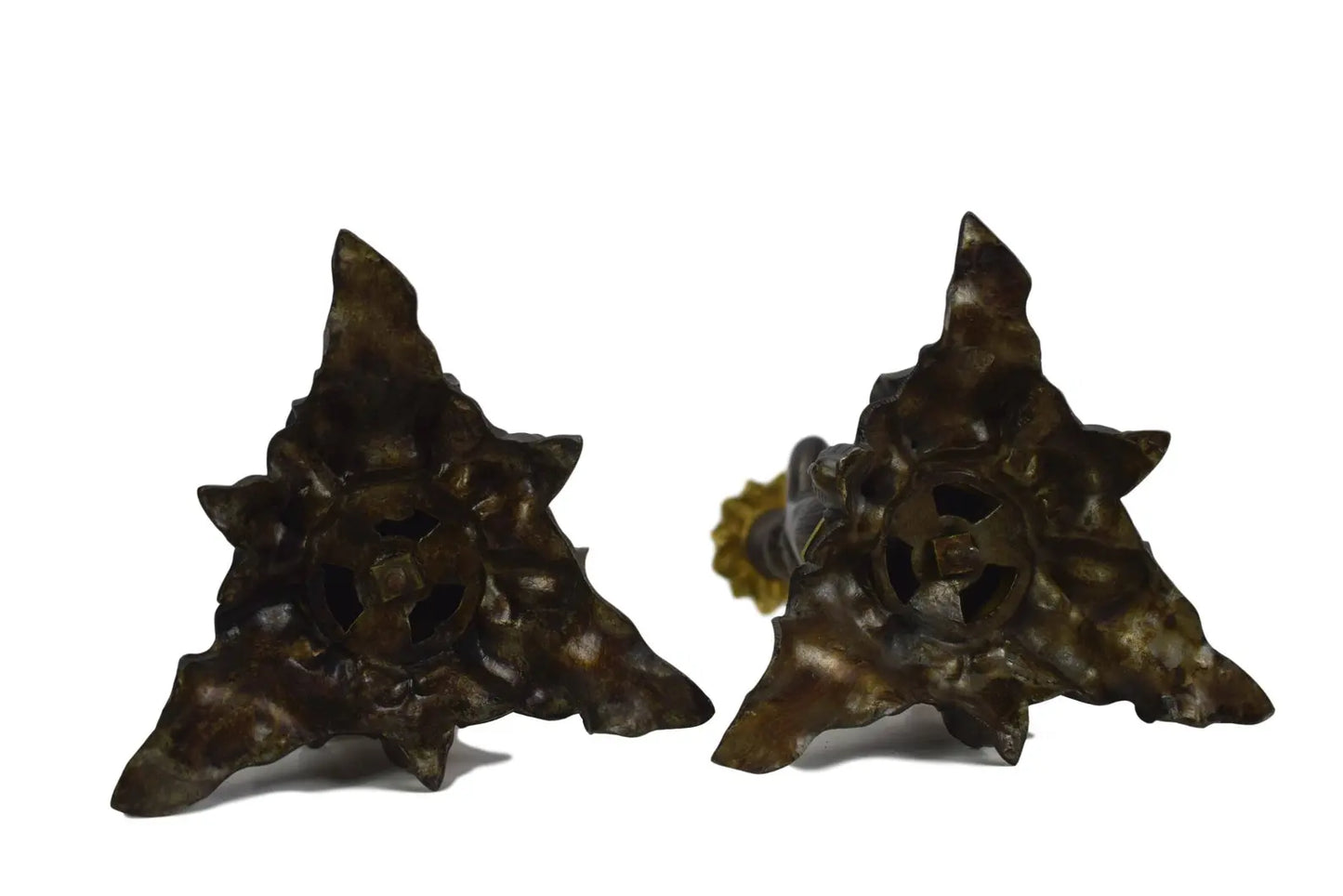 Pair of Antique Rococo Candlesticks