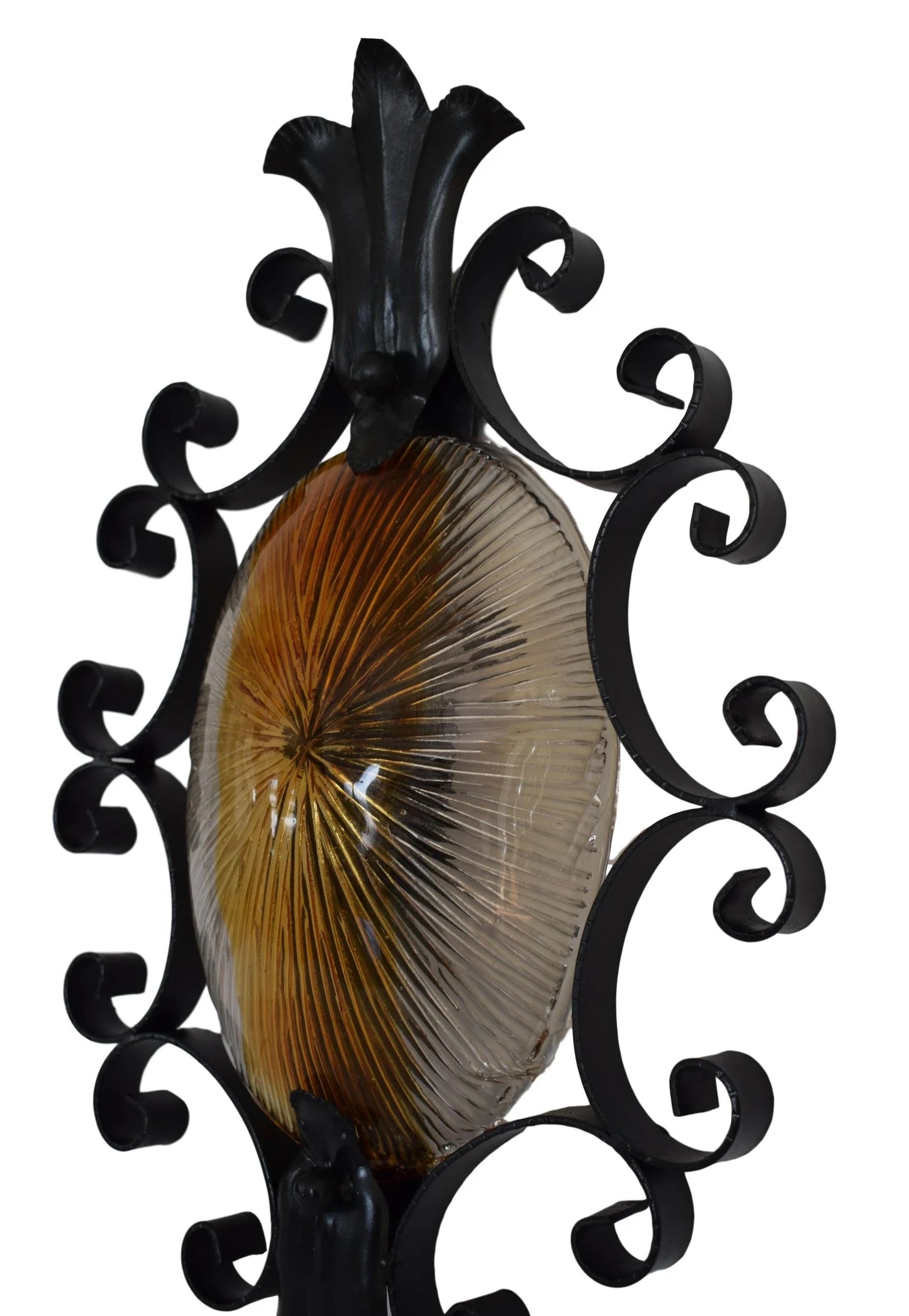 Large Murano Glass Wall Sconces – Italian Vintage Lights