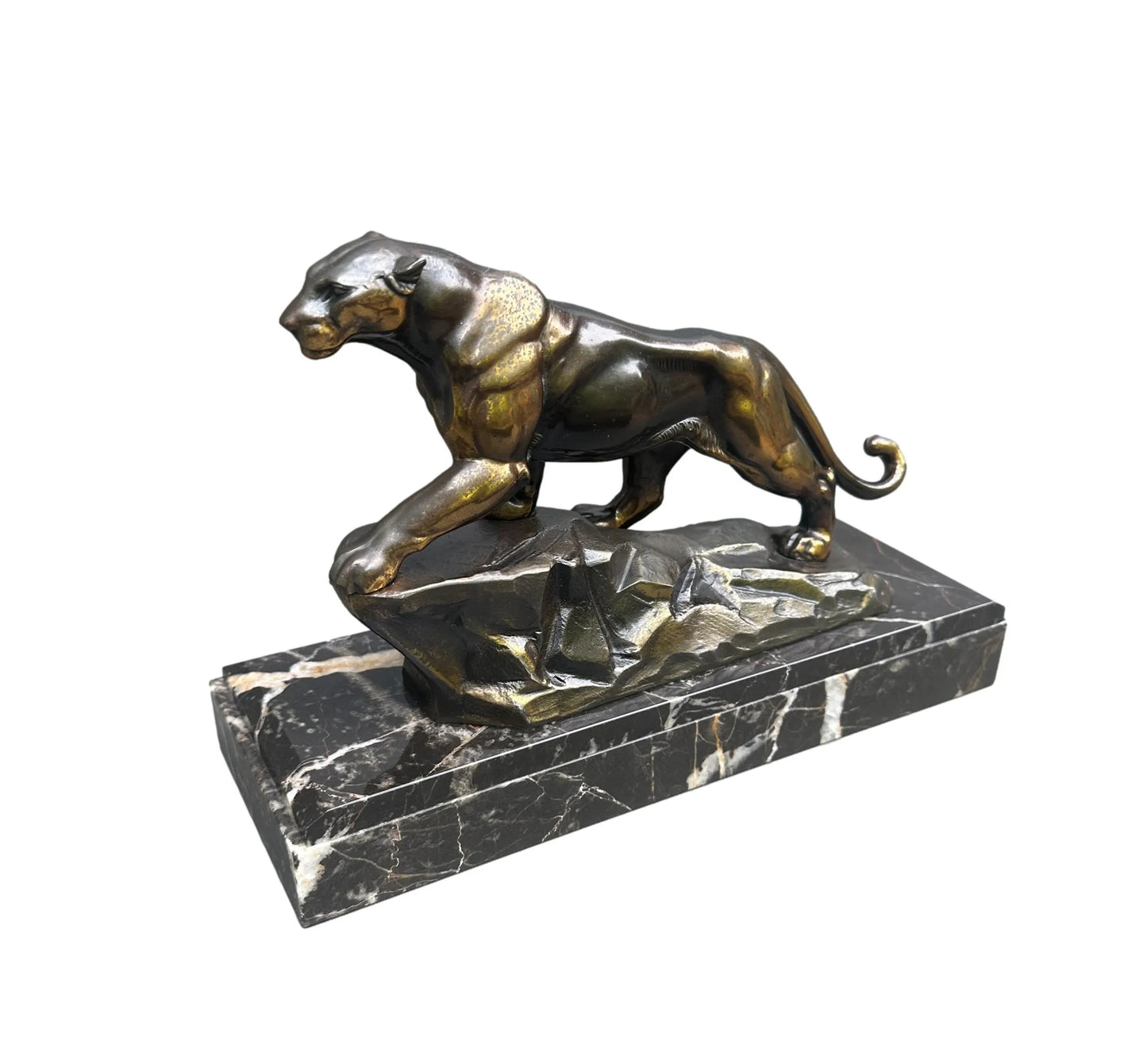 Art Deco Panther Sculpture, 1930s