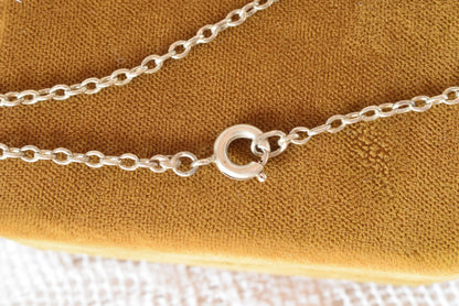 Antique French Sterling Silver Heart Pendant Necklace, "Les Amoureux de Peynet" Lovers Medallion, Vintage 1960s Romantic Charm, Signed Contaux