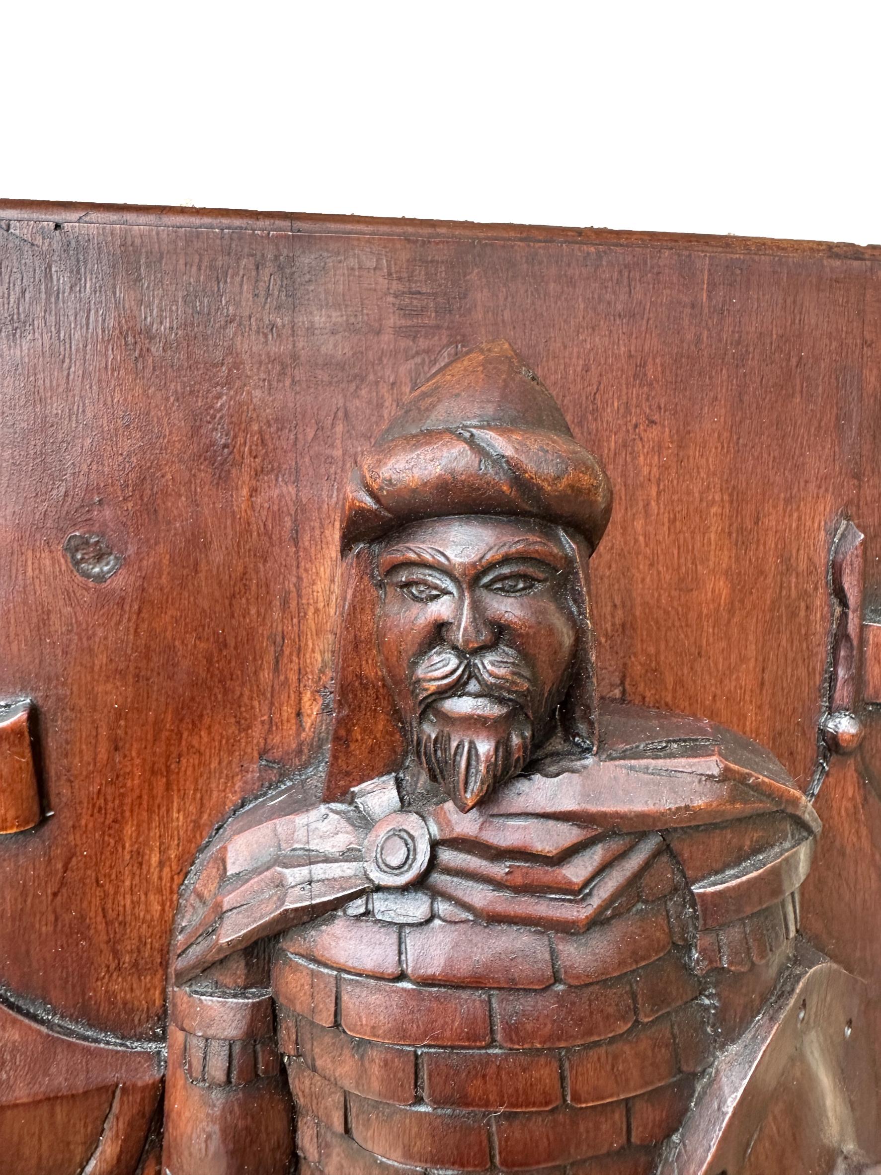 Medieval wood panel