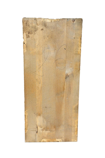 Exquisite French antique hand-carved wooden panel featuring a crowned king in Gothic style, showcasing intricate craftsmanship.