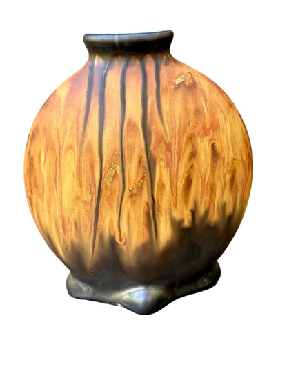 Vintage 1920 Gilbert Méténier Stoneware Vase Art Nouveau & Deco