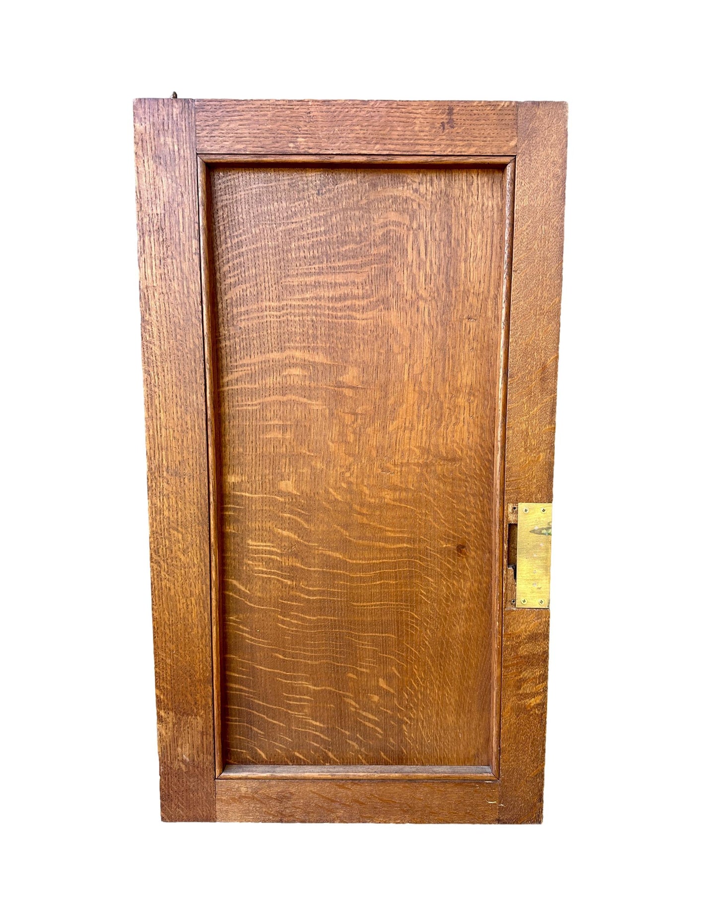 French antique carved oak wood door