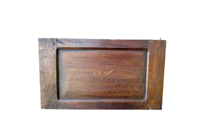 French Antique Carved Oak Wood Door