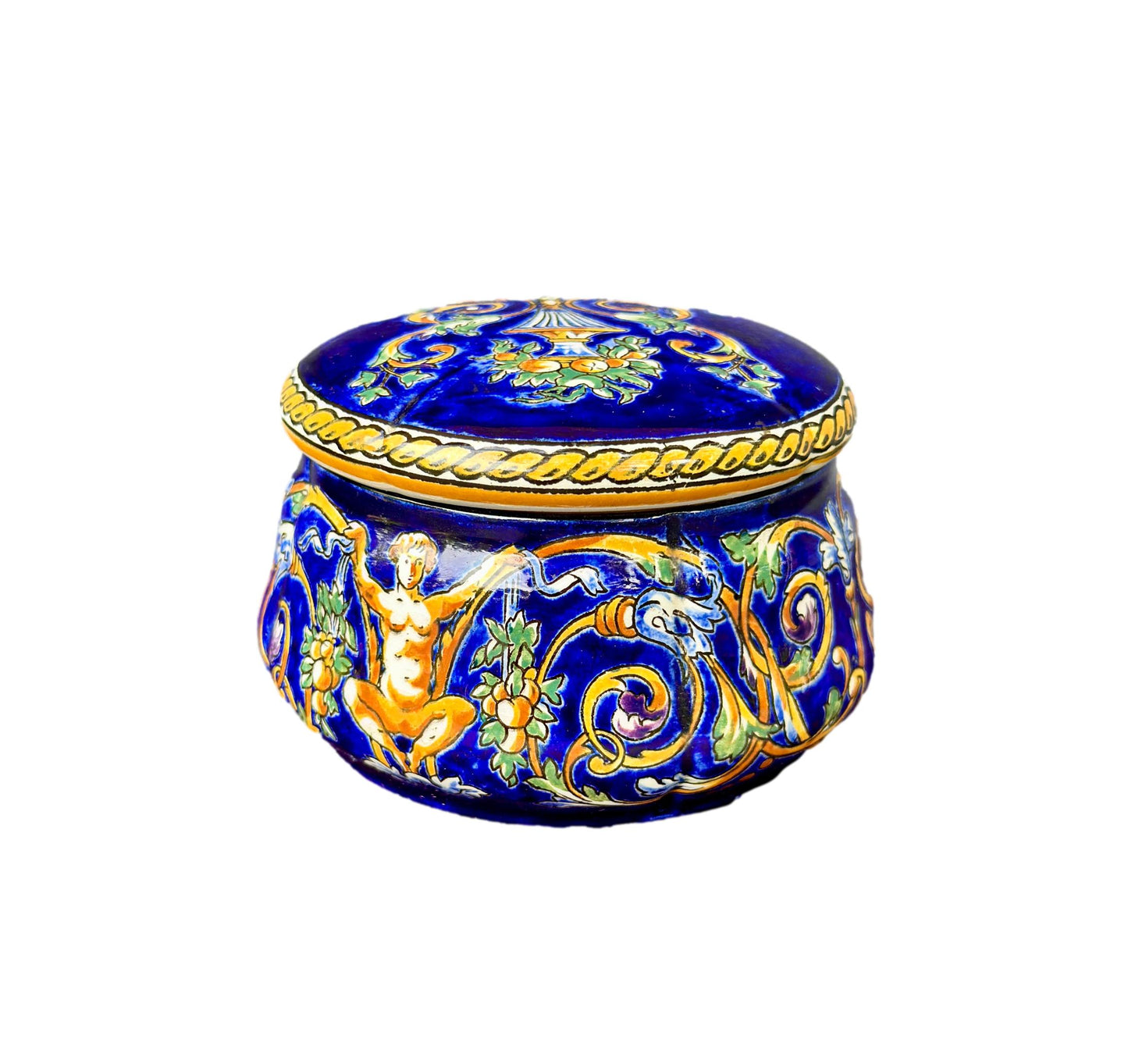 GIEN Renaissance Earthenware Box