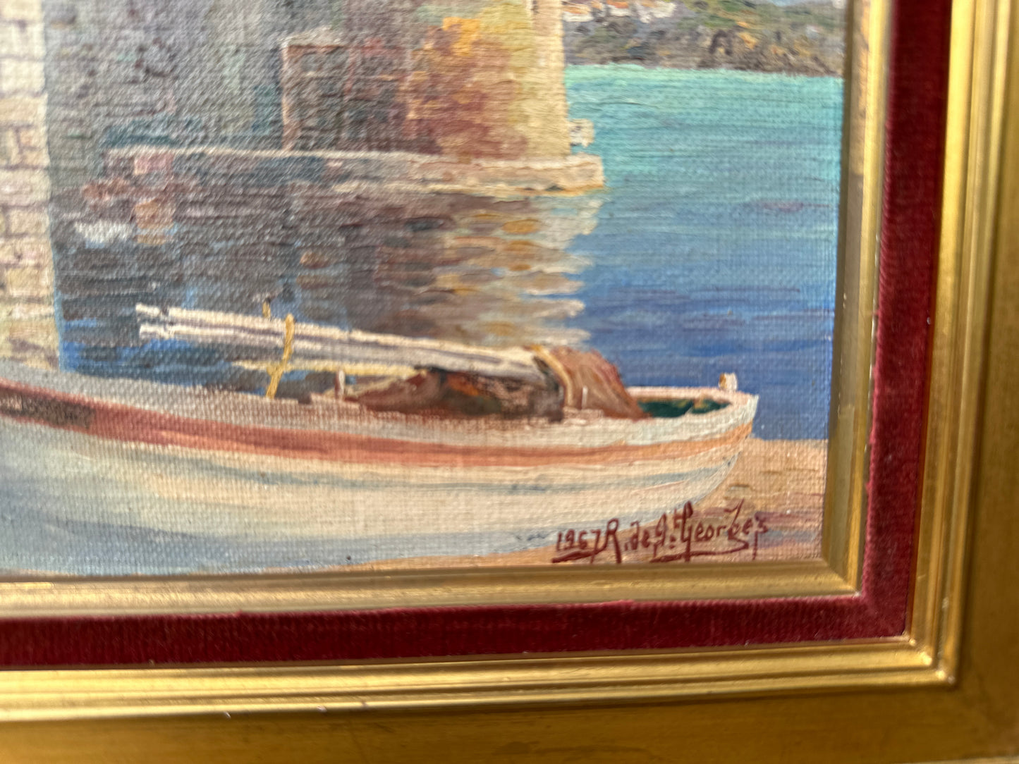 1967's Painting Oil on canvas signed