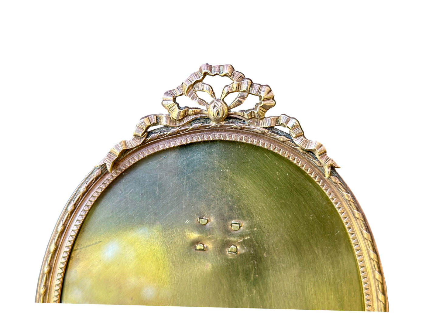 French Antique Brass and Gilt Bronze Photo Frame – Louis XVI Style – Early 1900s