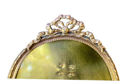 French Antique Brass and Gilt Bronze Photo Frame – Louis XVI Style – Early 1900s