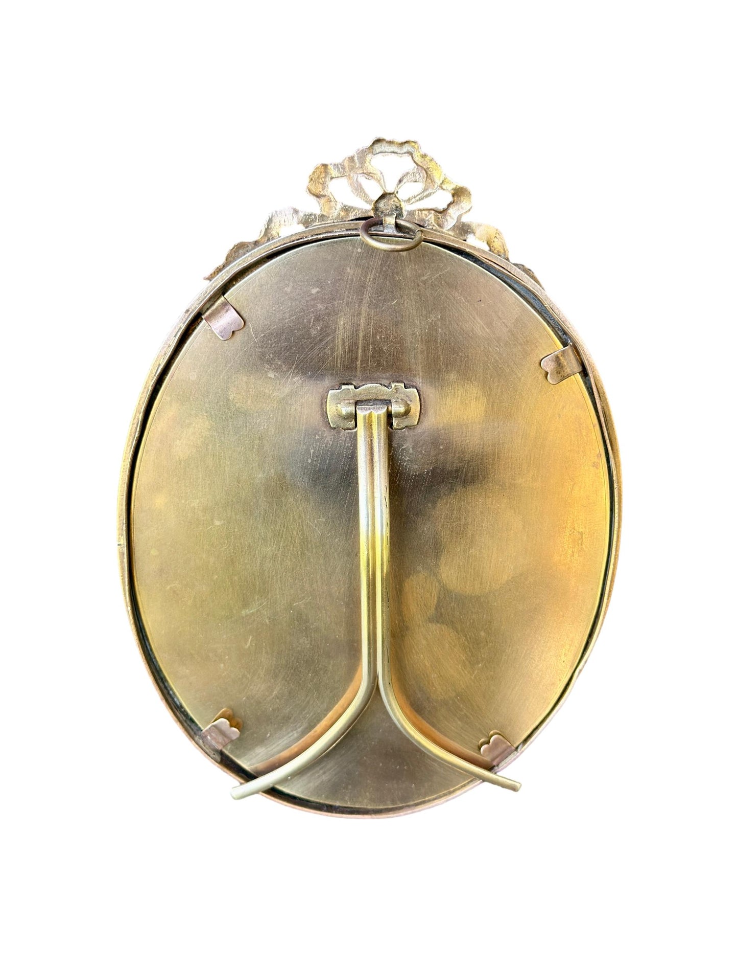 French Antique Brass and Gilt Bronze Photo Frame – Louis XVI Style – Early 1900s