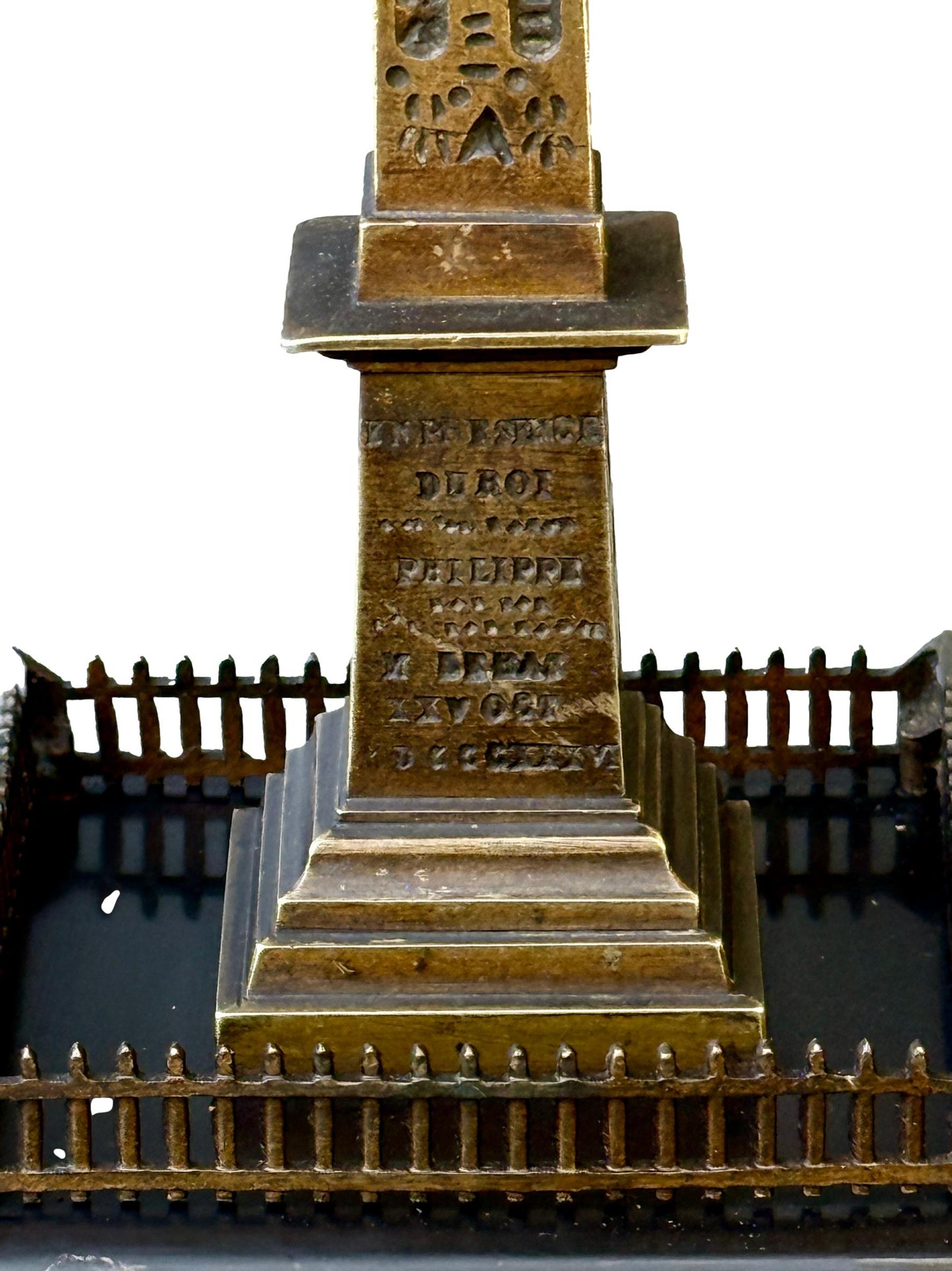 19th Century Bronze Louxor Obelisk - Paris