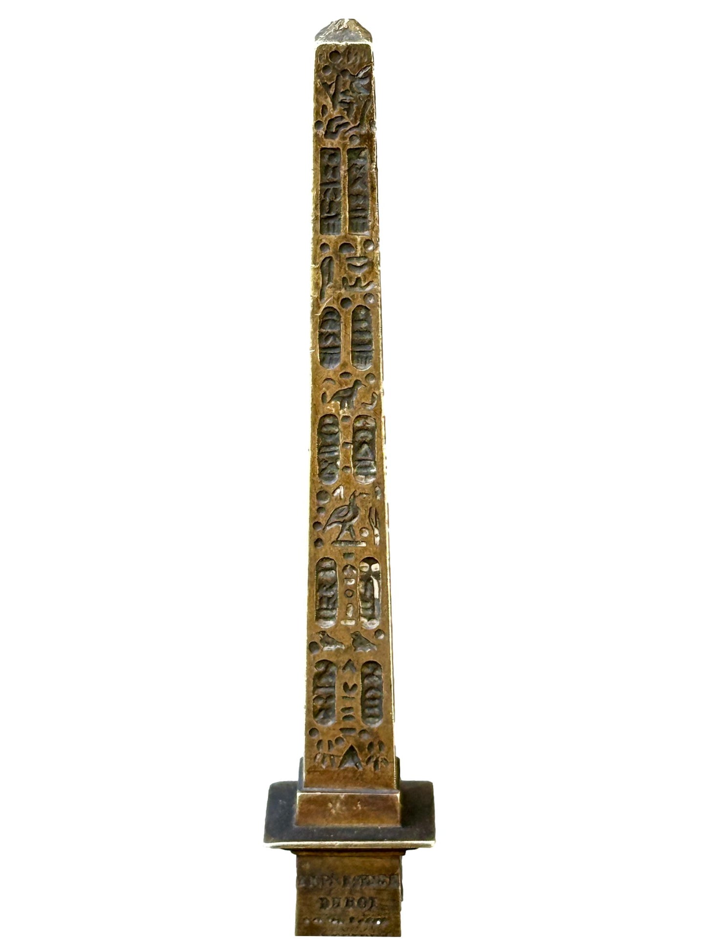 19th Century Bronze Louxor Obelisk - Paris