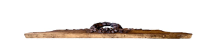 19th Century Carved Walnut Pediment – Louis XVI Laurel Wreath French Antique