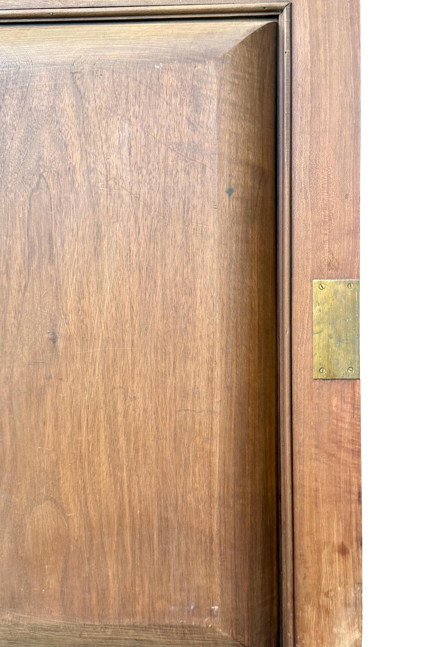 19th Century Carved Walnut Door Panel – French Grape Harvest Scene