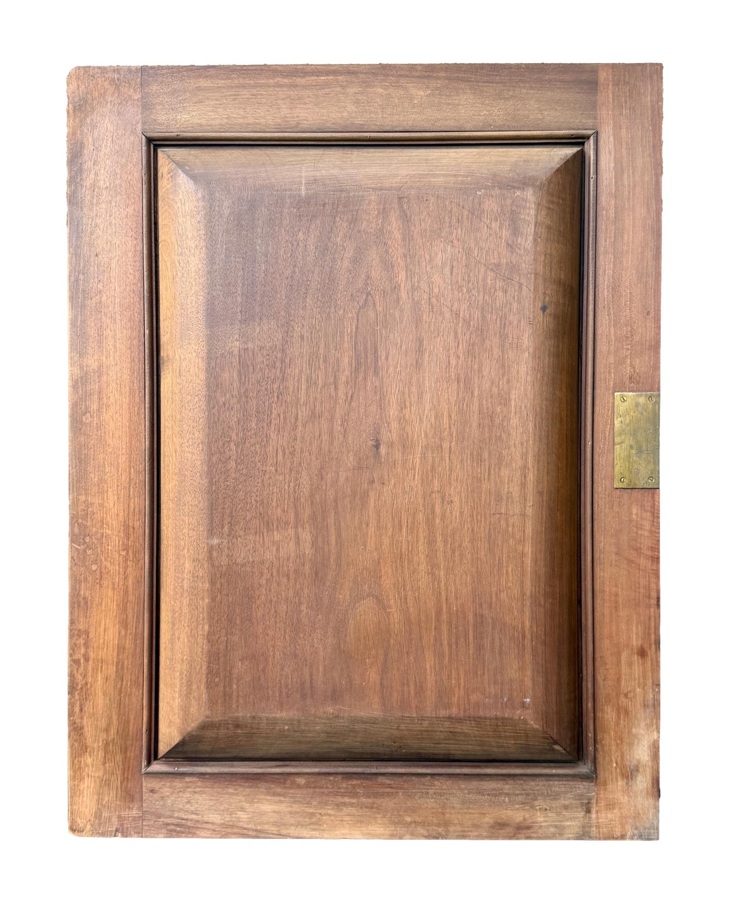 19th Century Carved Walnut Door Panel – French Grape Harvest Scene