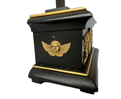 Antique Empire Crucifix 1810 | Gilt Bronze & Baptism Medallion