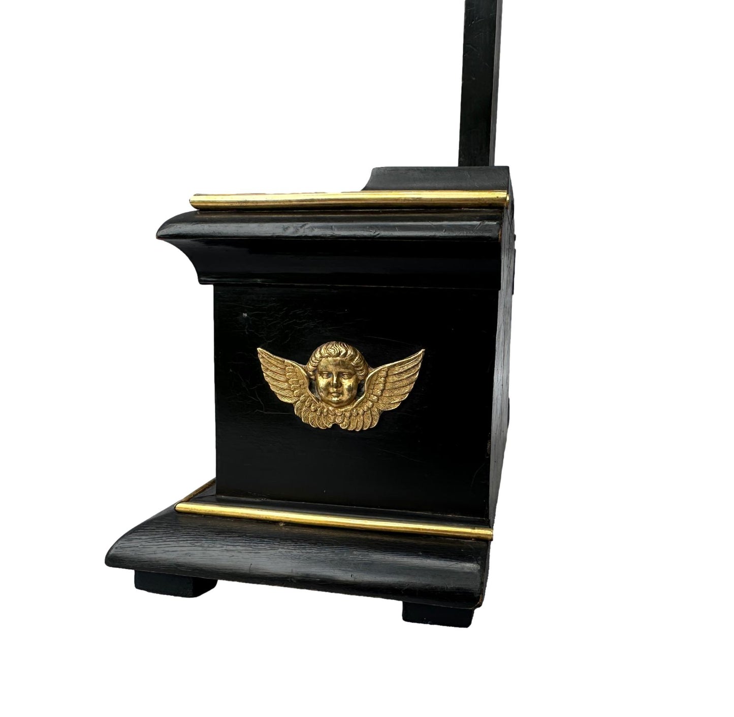 Antique Empire Crucifix 1810 | Gilt Bronze & Baptism Medallion