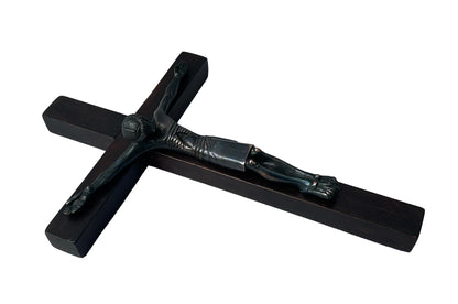 Jean Lambert-Rucki Bronze Crucifix | Art Deco Modernist Sculpture