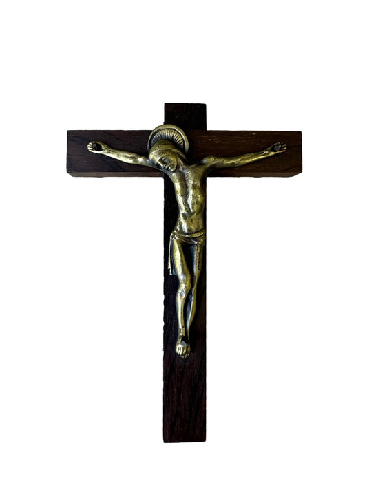 Hartmann Art Deco Cross | Rosewood & Bronze | 1930s