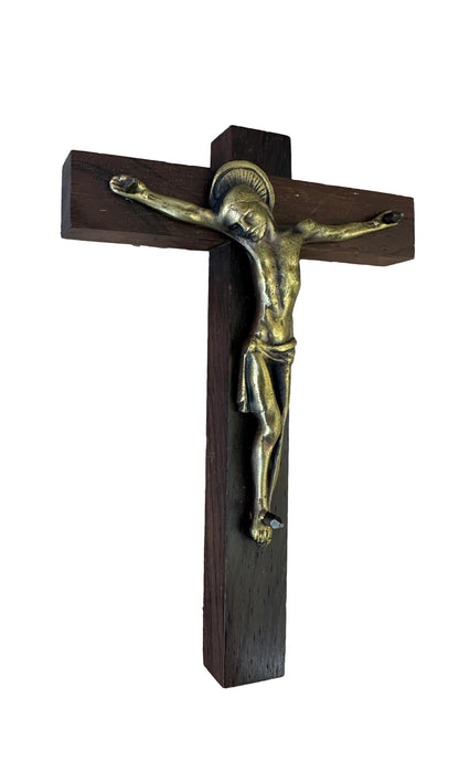 Hartmann Art Deco Cross | Rosewood & Bronze | 1930s