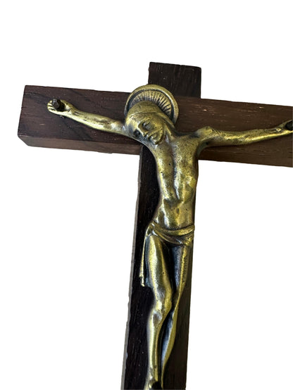 Hartmann Art Deco Cross | Rosewood & Bronze | 1930s