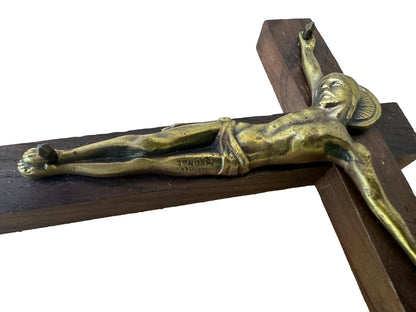 Hartmann Art Deco Cross | Rosewood & Bronze | 1930s