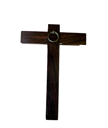 Hartmann Art Deco Cross | Rosewood & Bronze | 1930s