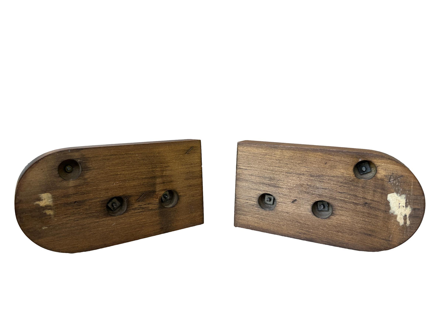 Antique Art Deco Walnut Poodle Bookends | Hand-Carved 1930s