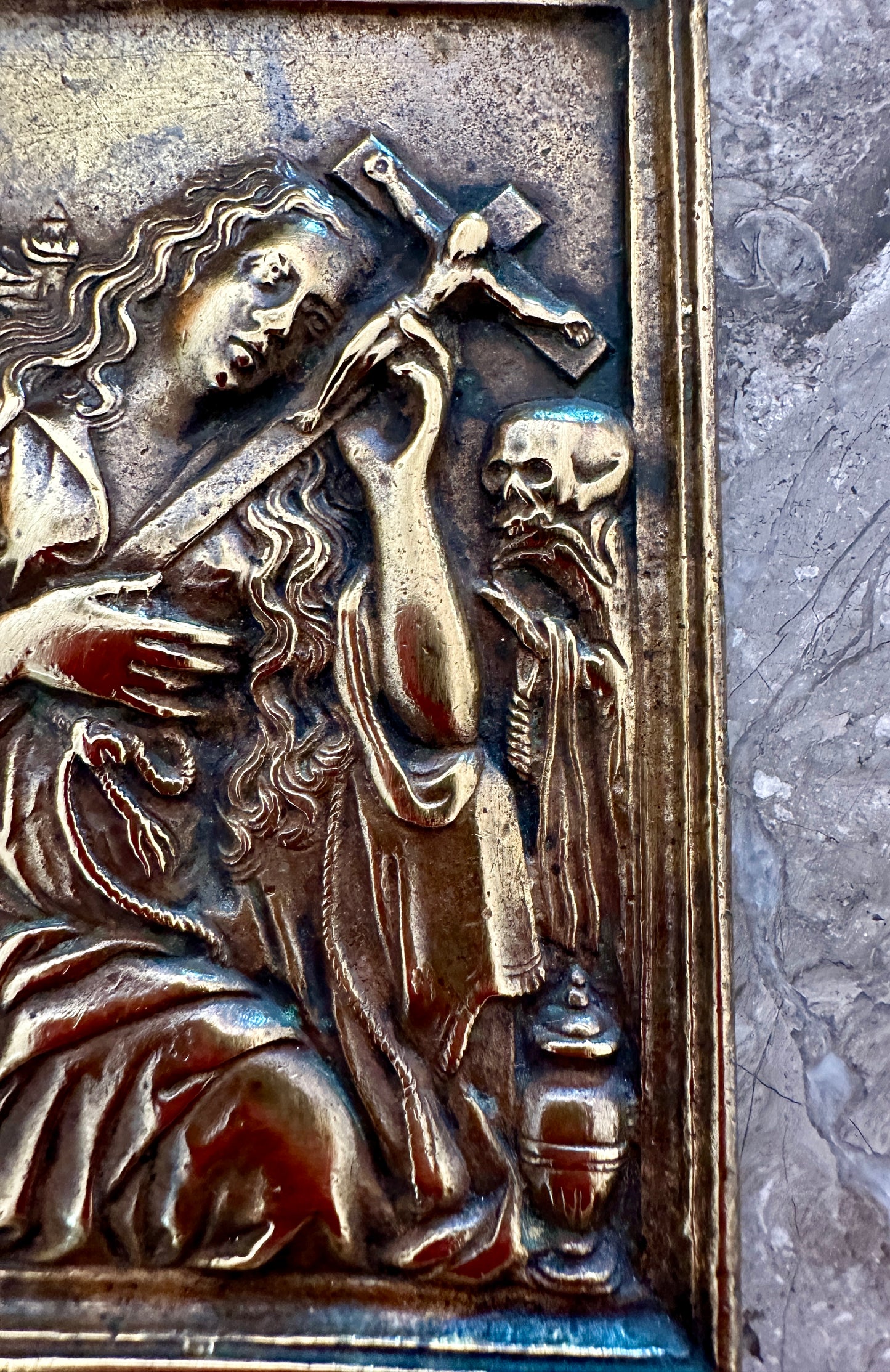 Saint Mary Magdalene Plaque Bronze