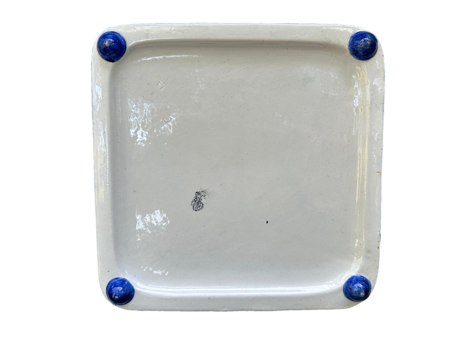 Antique Gien Earthenware Trivet - Renaissance Decor (1875)