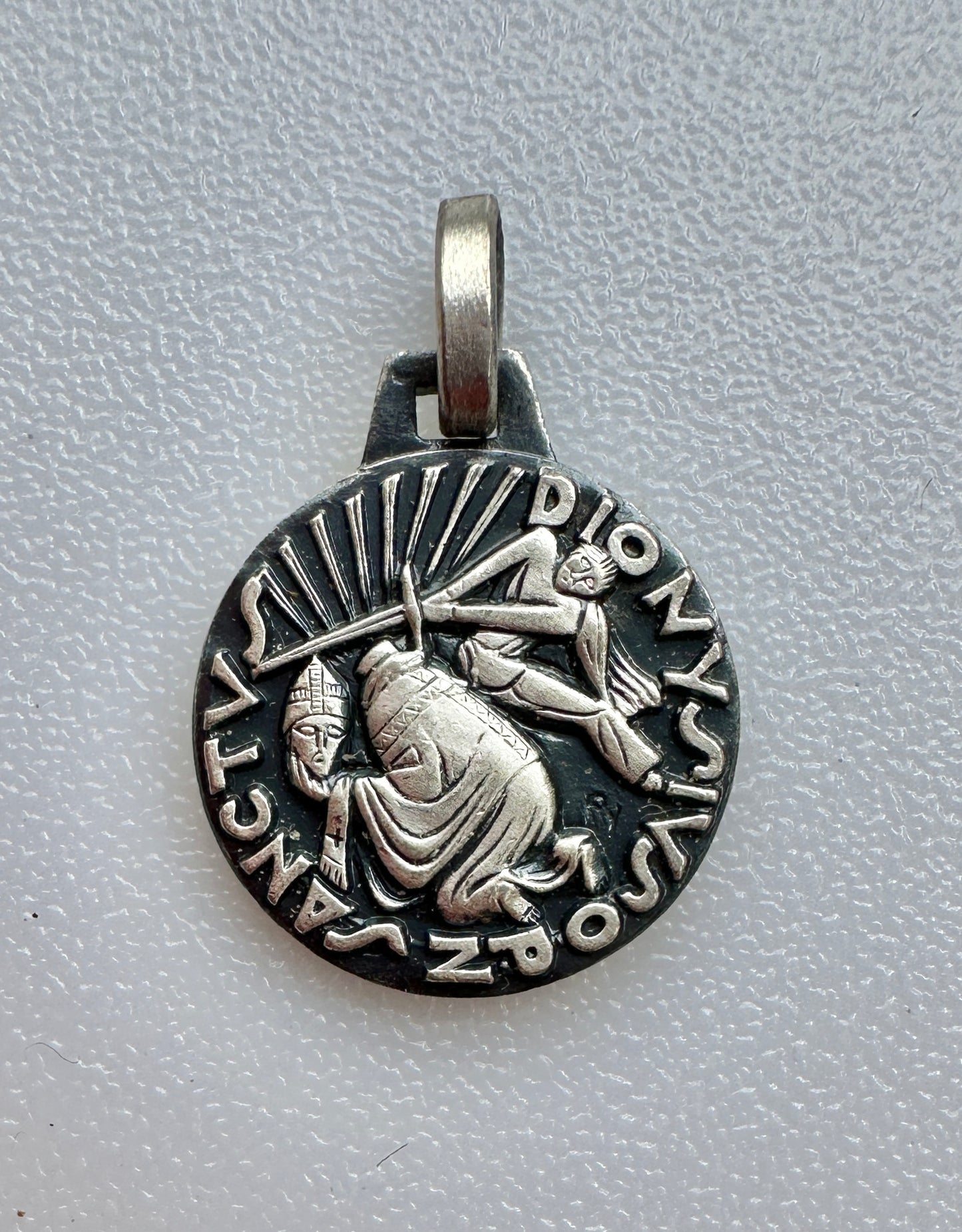 FERNAND PY Saint Denis Silver Metal Art Deco Medal