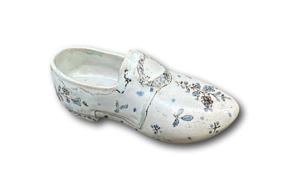 Antique Faience Shoes Pocket 1783