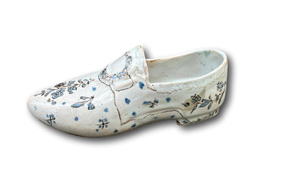 Antique Faience Shoes Pocket 1783