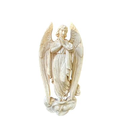 19th century angel sculpture signed Mattei French religious art