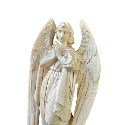 19th Century Angel Sculpture Signed Mattei
