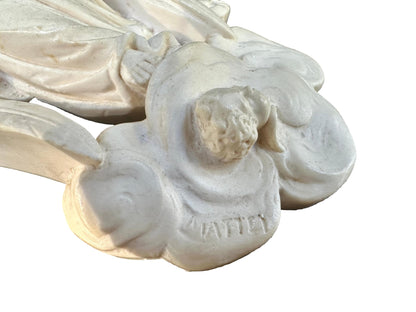 19th Century Angel Sculpture Signed Mattei