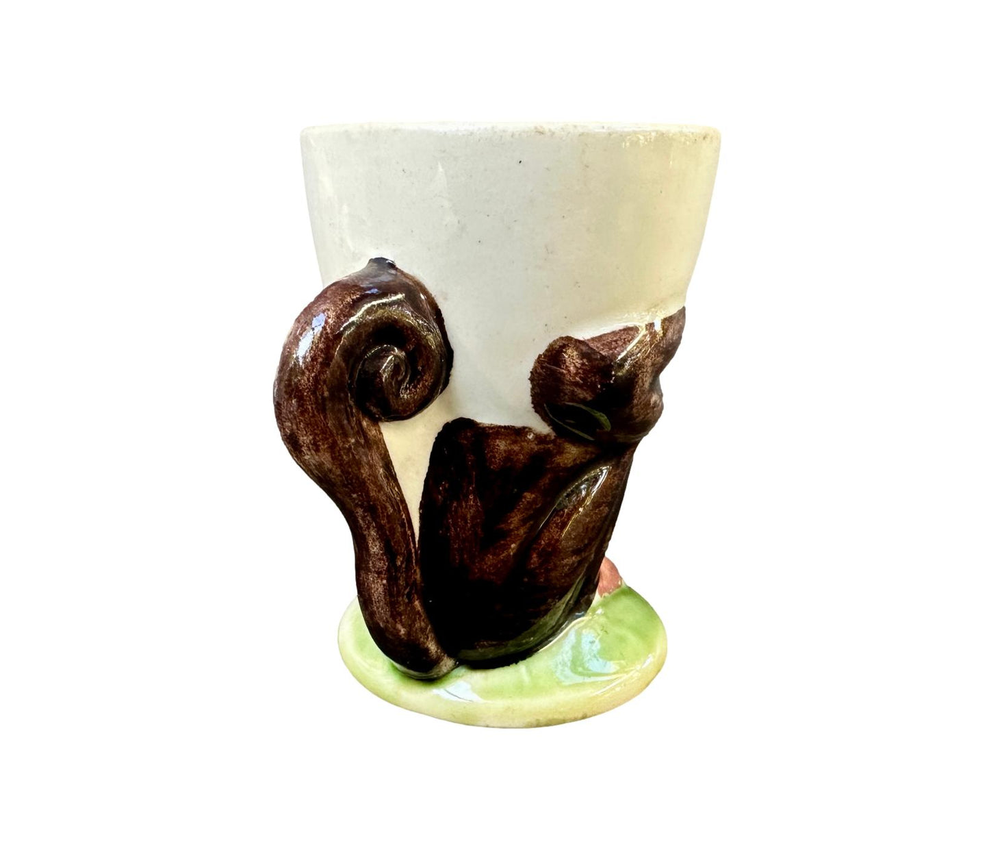 Rare Sarreguemines Monkey Egg Cup