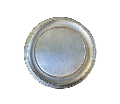 Art Deco WMF Metal Vase – 1930s German Silverplate Chrome Ikora Style